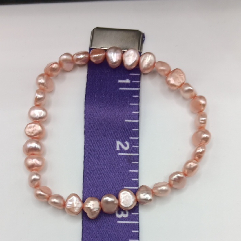 Honora Cultured Pearl Multicolor Pastel Stretch Bracelet Set Of 4 With Box - Picture 4 of 12